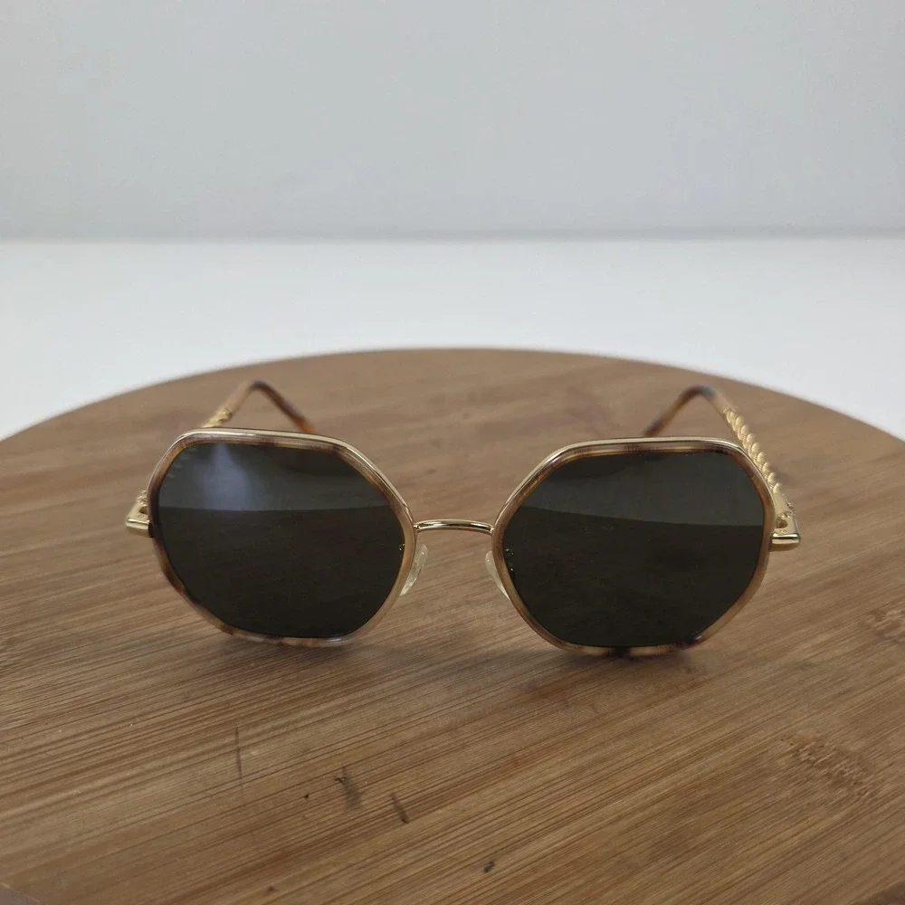 Tory Burch TY 6092 Sunglasses Womens 55-19-140 Gold Tortoise Frames Only
